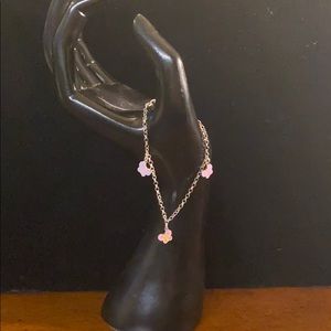 Sterling silver butterfly bracelet